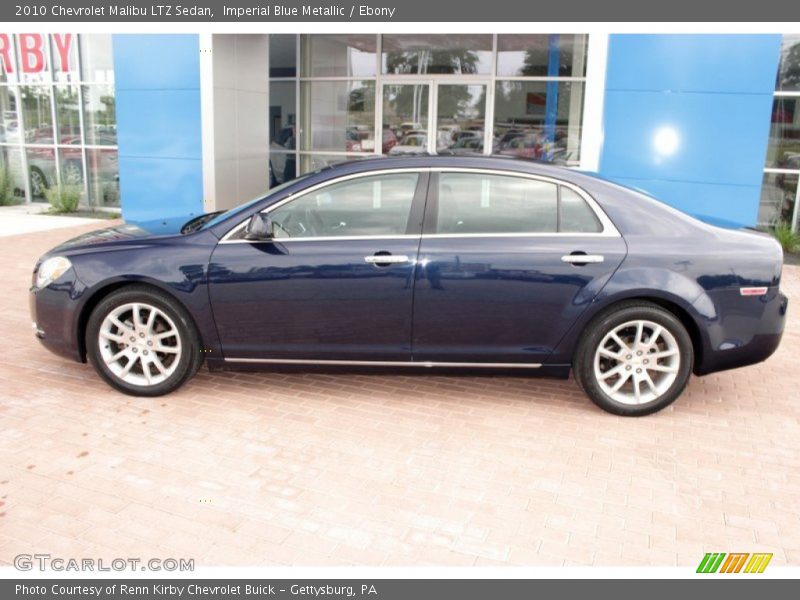 Imperial Blue Metallic / Ebony 2010 Chevrolet Malibu LTZ Sedan