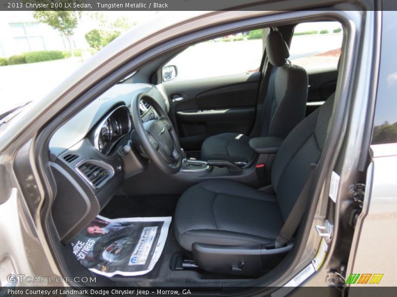 Tungsten Metallic / Black 2013 Chrysler 200 LX Sedan