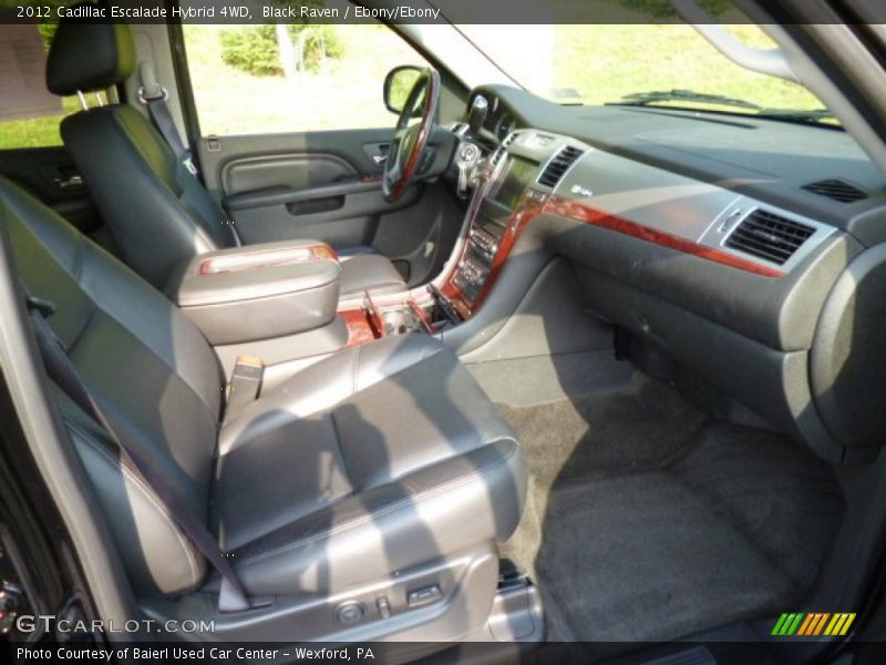 Black Raven / Ebony/Ebony 2012 Cadillac Escalade Hybrid 4WD