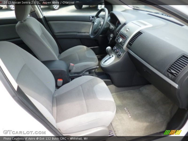Aspen White / Charcoal 2012 Nissan Sentra 2.0 SL