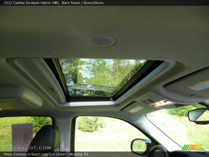 Black Raven / Ebony/Ebony 2012 Cadillac Escalade Hybrid 4WD
