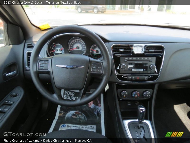 Tungsten Metallic / Black 2013 Chrysler 200 LX Sedan