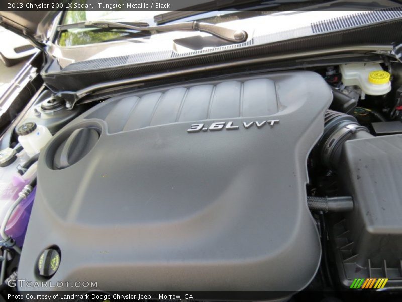 Tungsten Metallic / Black 2013 Chrysler 200 LX Sedan