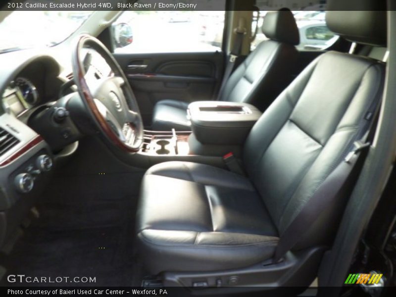 Black Raven / Ebony/Ebony 2012 Cadillac Escalade Hybrid 4WD