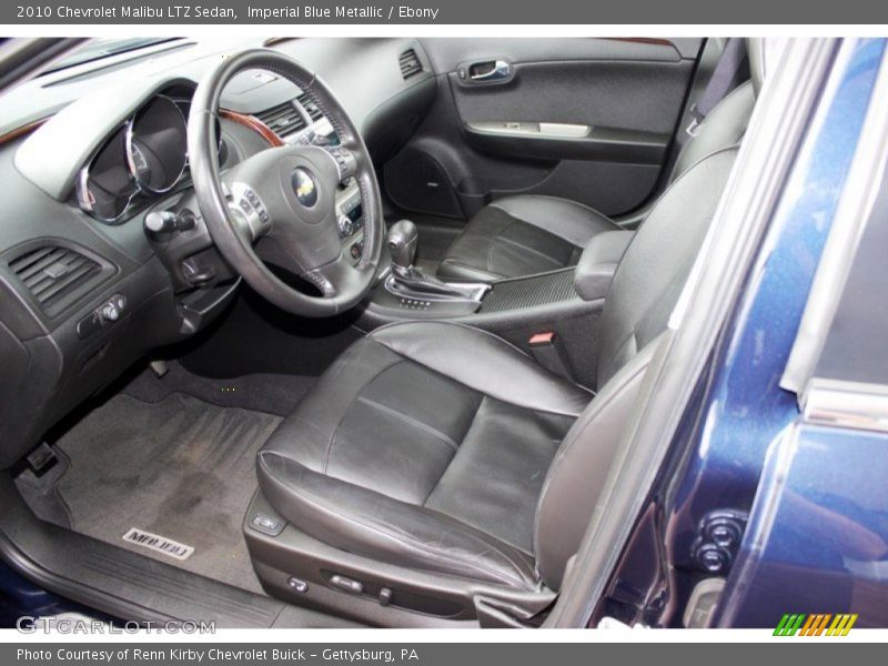  2010 Malibu LTZ Sedan Ebony Interior