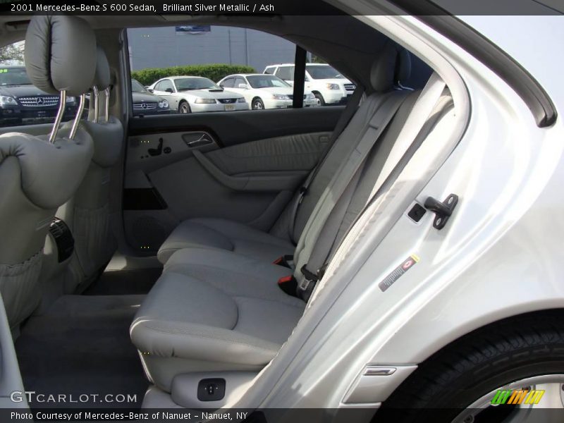 Brilliant Silver Metallic / Ash 2001 Mercedes-Benz S 600 Sedan
