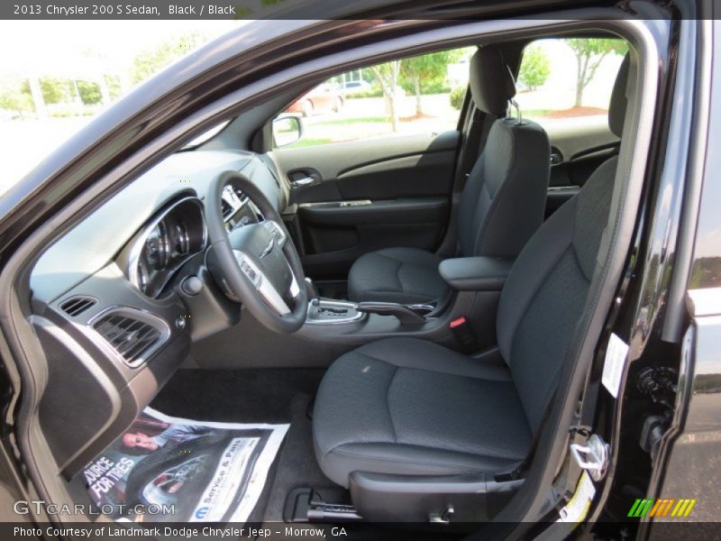 Black / Black 2013 Chrysler 200 S Sedan