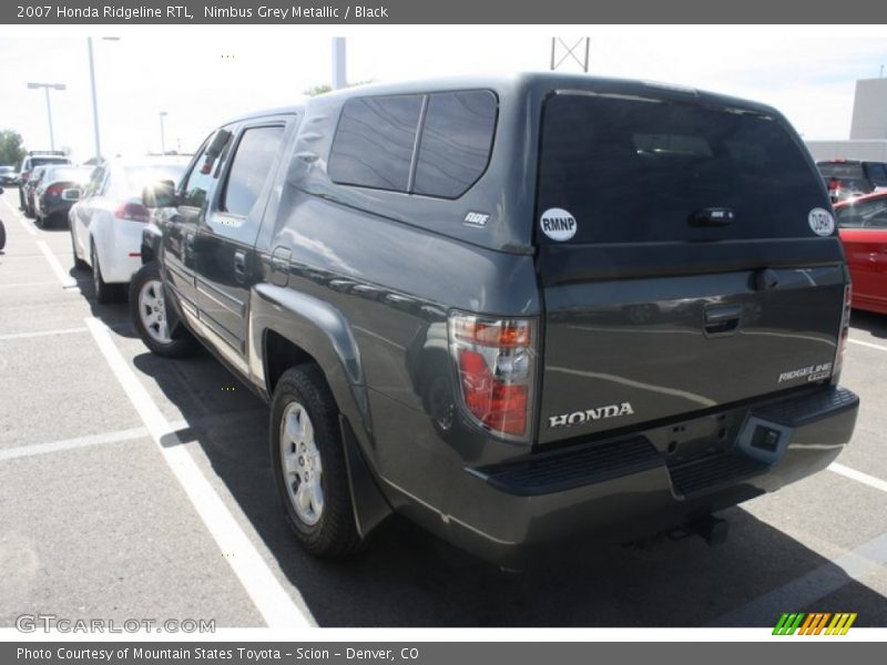 Nimbus Grey Metallic / Black 2007 Honda Ridgeline RTL