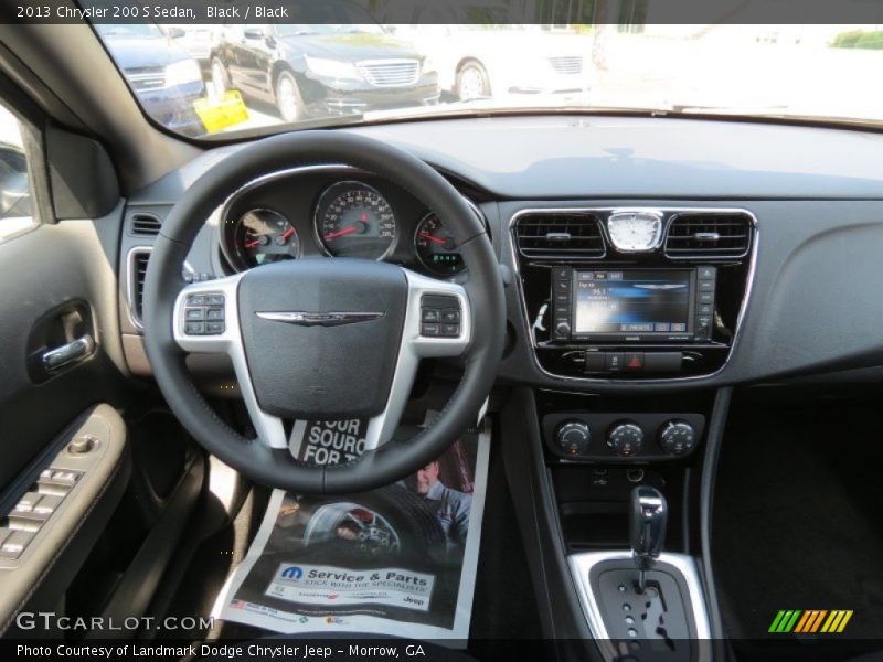 Black / Black 2013 Chrysler 200 S Sedan