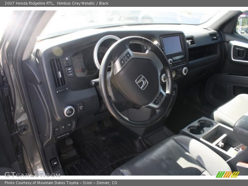 Nimbus Grey Metallic / Black 2007 Honda Ridgeline RTL