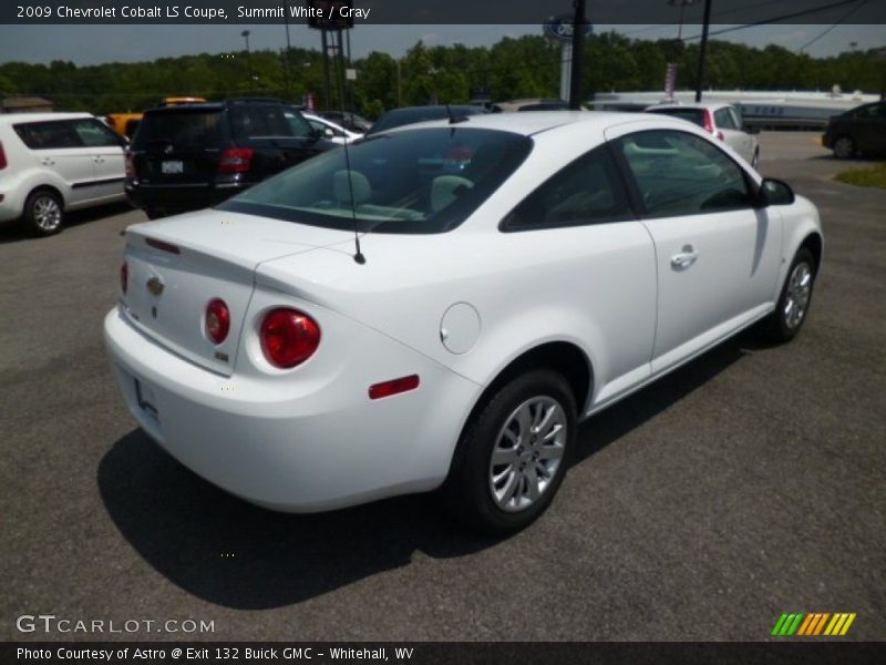 Summit White / Gray 2009 Chevrolet Cobalt LS Coupe