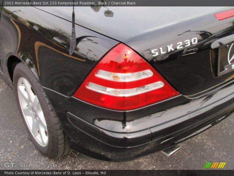 Black / Charcoal Black 2001 Mercedes-Benz SLK 230 Kompressor Roadster