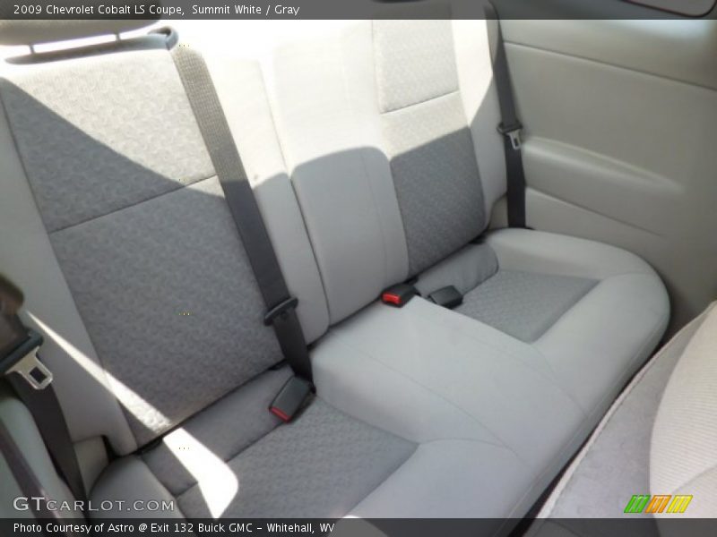 Rear Seat of 2009 Cobalt LS Coupe