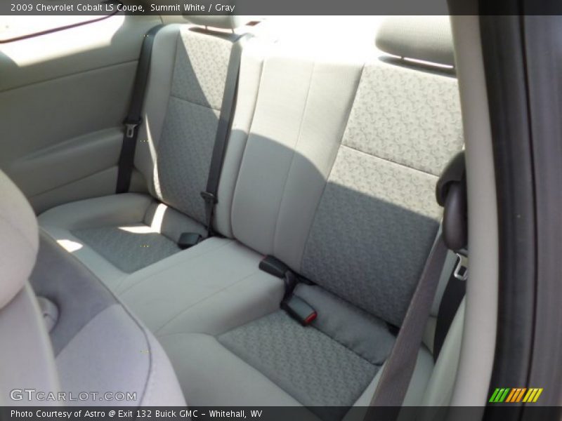 Rear Seat of 2009 Cobalt LS Coupe