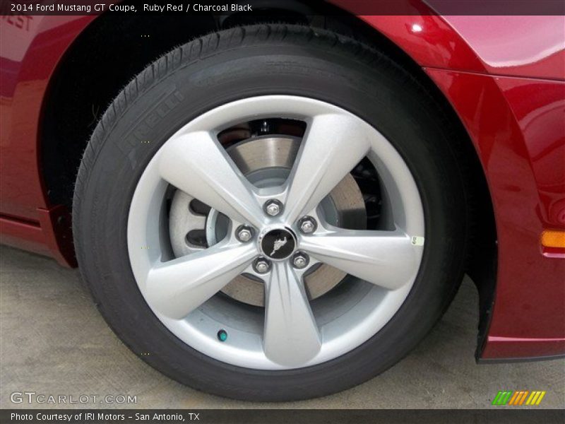 Ruby Red / Charcoal Black 2014 Ford Mustang GT Coupe