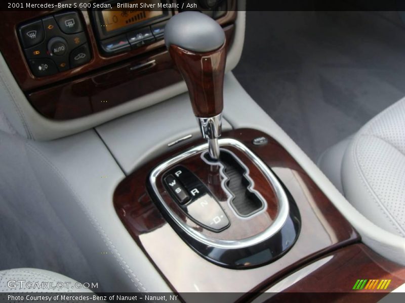Brilliant Silver Metallic / Ash 2001 Mercedes-Benz S 600 Sedan