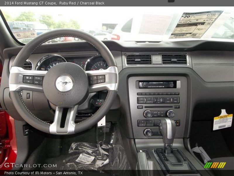 Ruby Red / Charcoal Black 2014 Ford Mustang GT Coupe