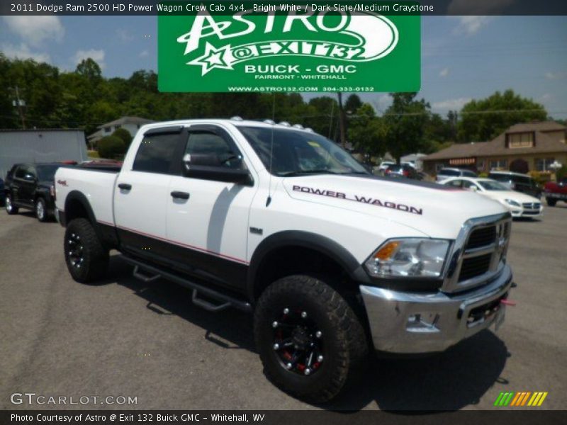 Bright White / Dark Slate/Medium Graystone 2011 Dodge Ram 2500 HD Power Wagon Crew Cab 4x4