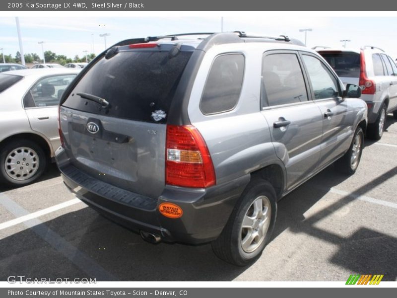 Steel Silver / Black 2005 Kia Sportage LX 4WD