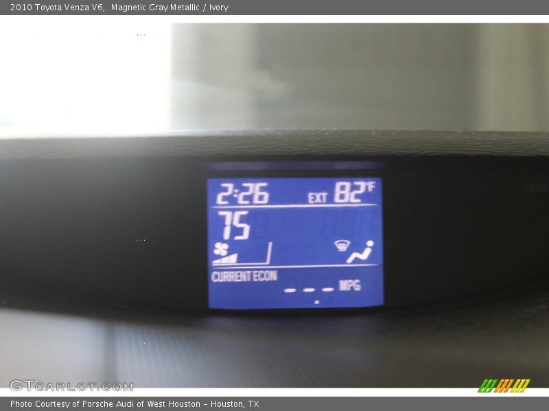 Magnetic Gray Metallic / Ivory 2010 Toyota Venza V6