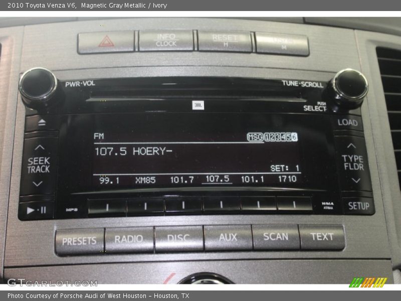 Magnetic Gray Metallic / Ivory 2010 Toyota Venza V6