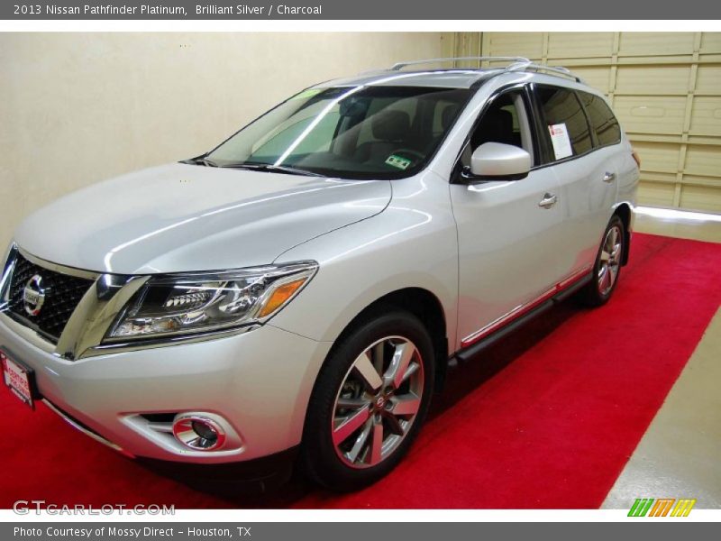 Brilliant Silver / Charcoal 2013 Nissan Pathfinder Platinum