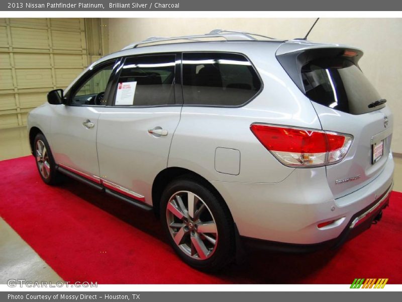 Brilliant Silver / Charcoal 2013 Nissan Pathfinder Platinum