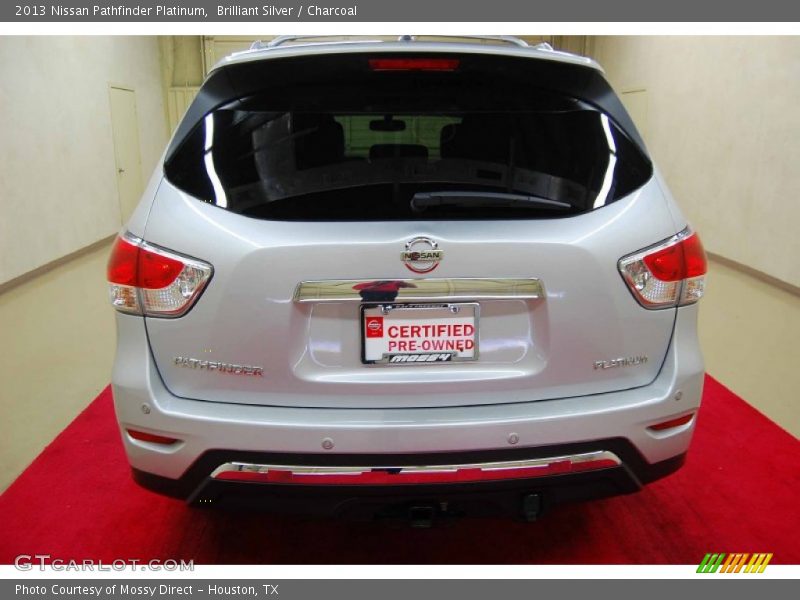 Brilliant Silver / Charcoal 2013 Nissan Pathfinder Platinum