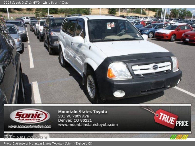White Pearl / Gray 2005 Suzuki XL7 LX 4WD