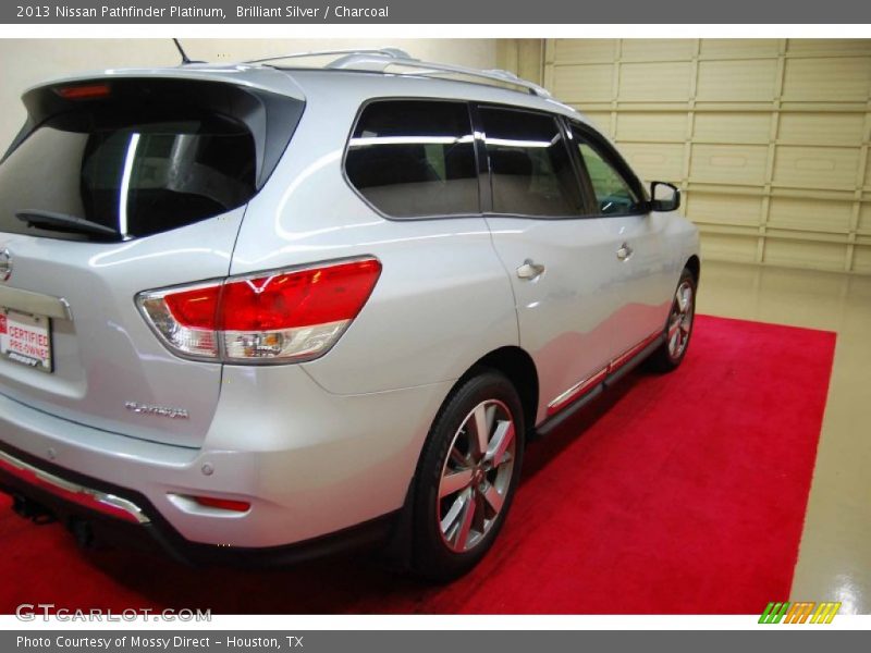 Brilliant Silver / Charcoal 2013 Nissan Pathfinder Platinum