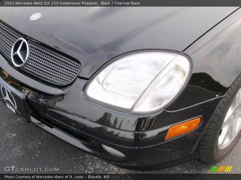 Black / Charcoal Black 2001 Mercedes-Benz SLK 230 Kompressor Roadster