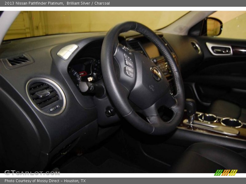 Brilliant Silver / Charcoal 2013 Nissan Pathfinder Platinum
