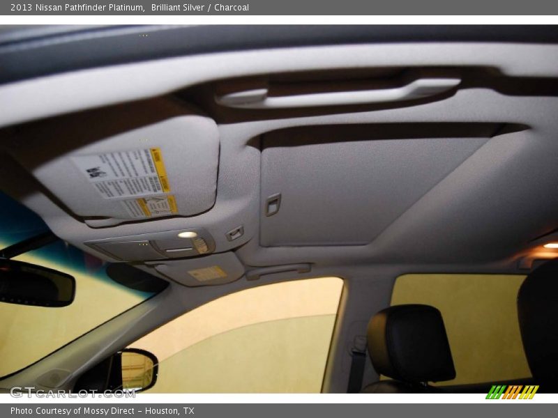 Brilliant Silver / Charcoal 2013 Nissan Pathfinder Platinum
