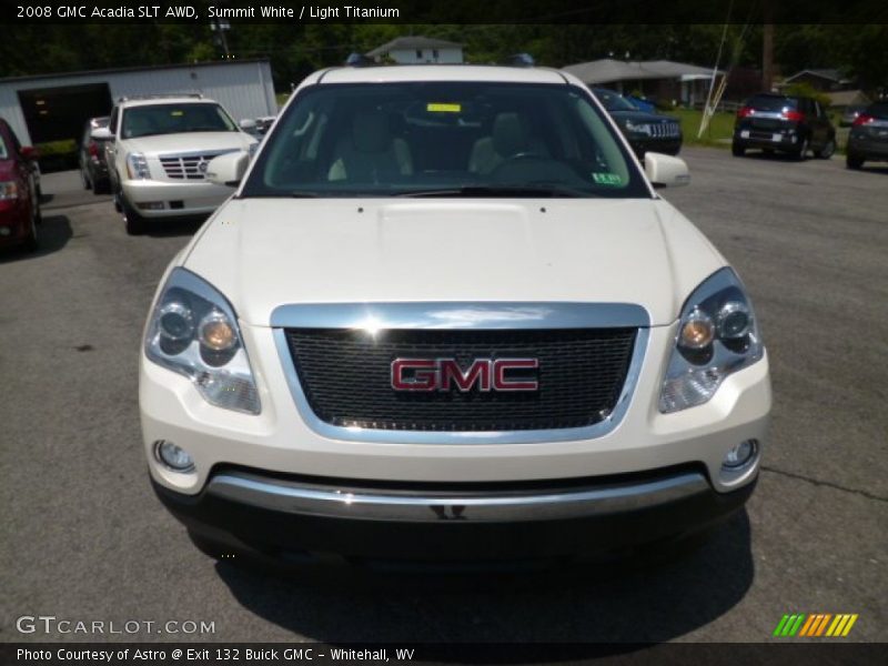 Summit White / Light Titanium 2008 GMC Acadia SLT AWD