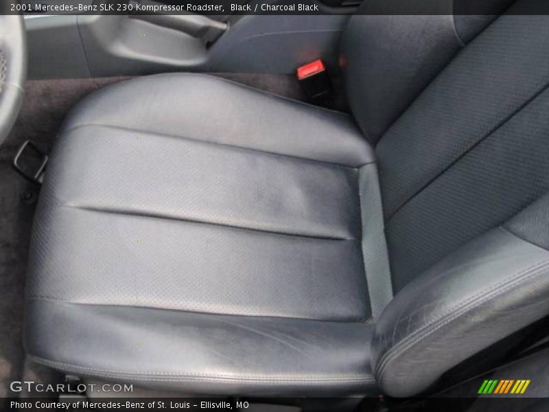 Black / Charcoal Black 2001 Mercedes-Benz SLK 230 Kompressor Roadster