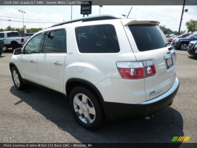 Summit White / Light Titanium 2008 GMC Acadia SLT AWD