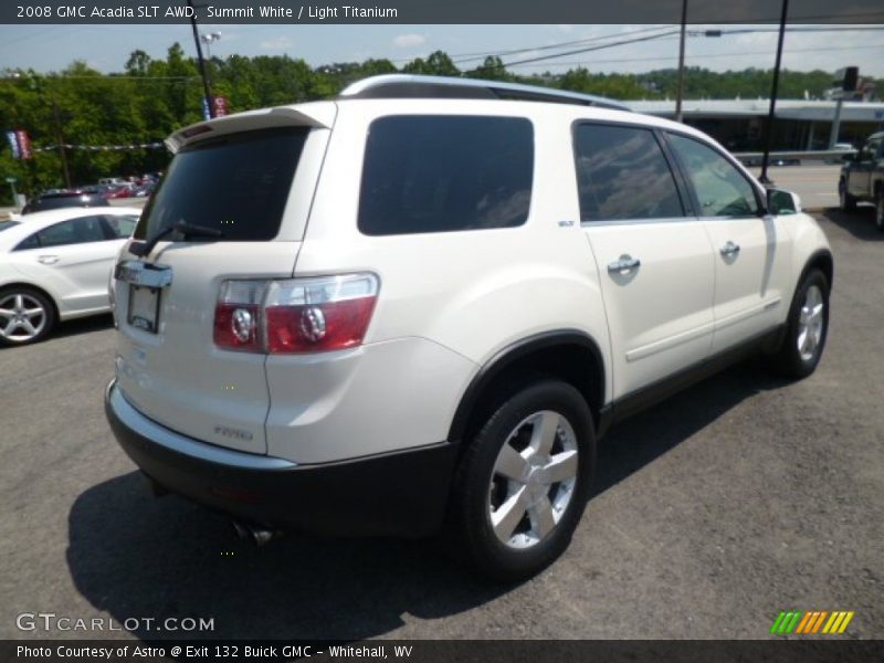 Summit White / Light Titanium 2008 GMC Acadia SLT AWD