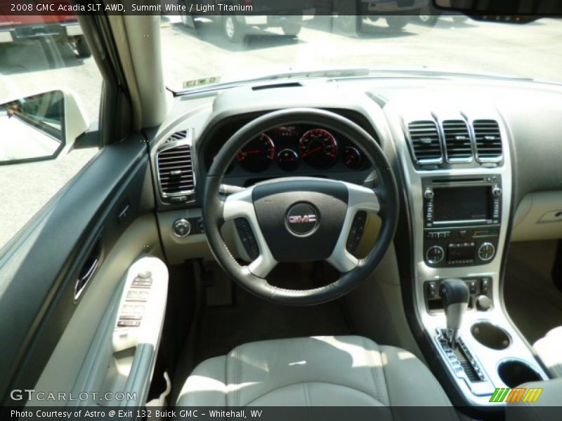 Summit White / Light Titanium 2008 GMC Acadia SLT AWD