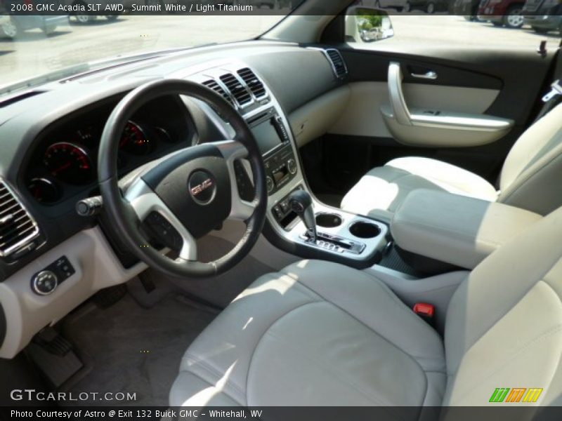 Summit White / Light Titanium 2008 GMC Acadia SLT AWD