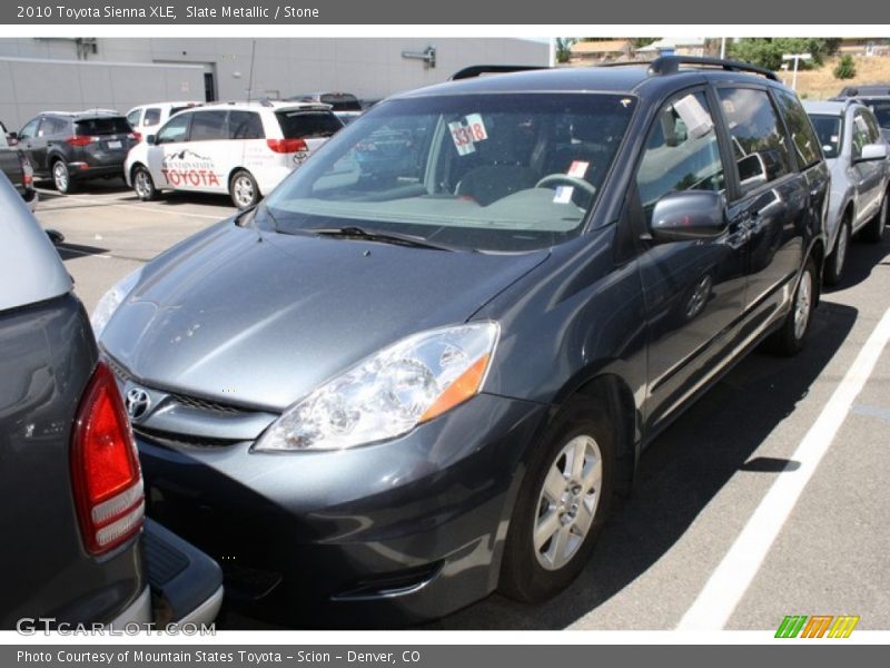 Slate Metallic / Stone 2010 Toyota Sienna XLE