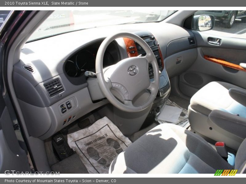 Slate Metallic / Stone 2010 Toyota Sienna XLE