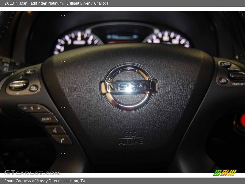 Brilliant Silver / Charcoal 2013 Nissan Pathfinder Platinum