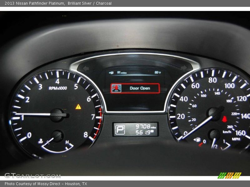Brilliant Silver / Charcoal 2013 Nissan Pathfinder Platinum