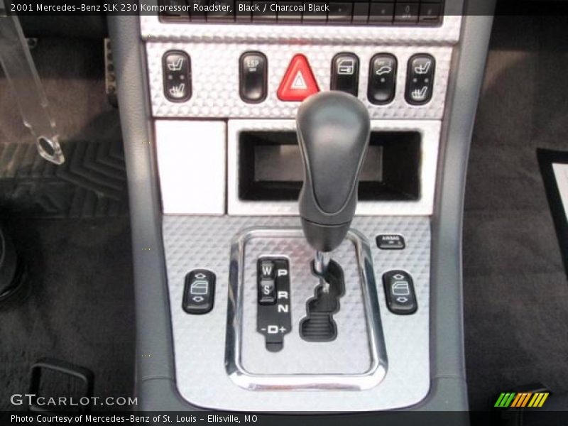 Black / Charcoal Black 2001 Mercedes-Benz SLK 230 Kompressor Roadster