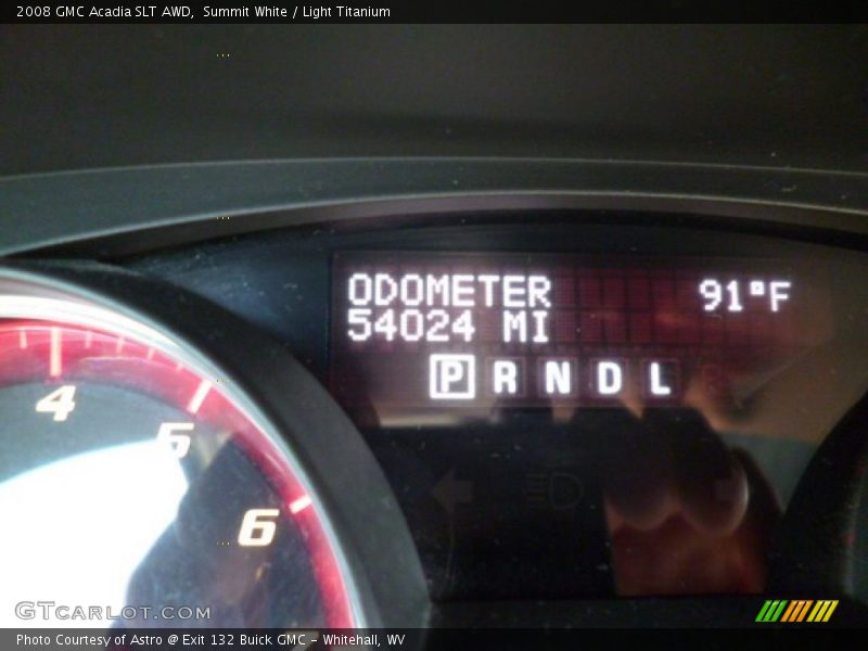Summit White / Light Titanium 2008 GMC Acadia SLT AWD
