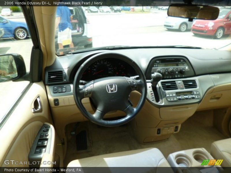 Nighthawk Black Pearl / Ivory 2006 Honda Odyssey EX-L