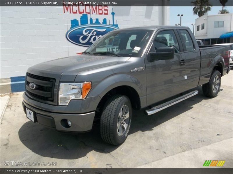 Sterling Gray Metallic / Steel Gray 2013 Ford F150 STX SuperCab