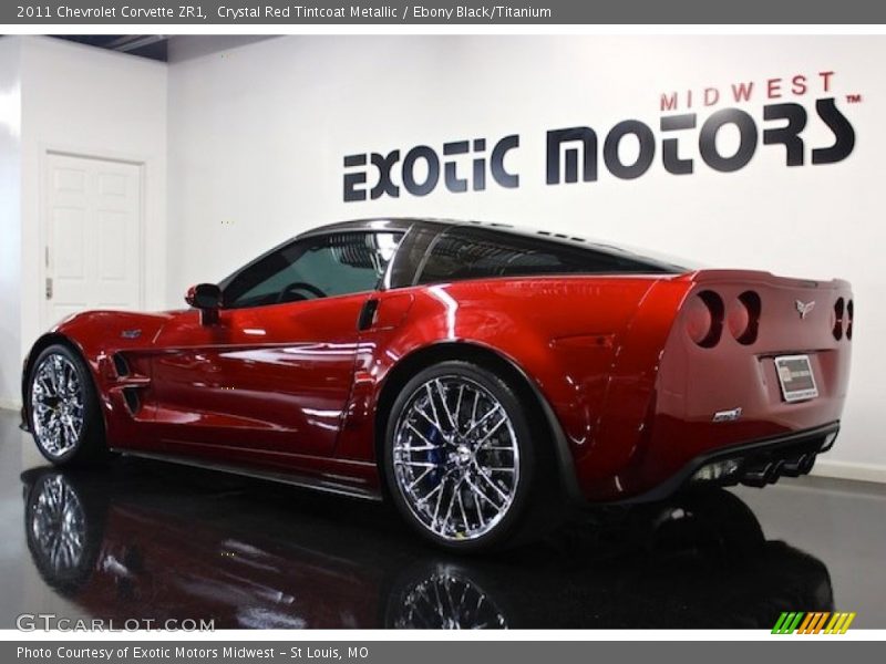Crystal Red Tintcoat Metallic / Ebony Black/Titanium 2011 Chevrolet Corvette ZR1