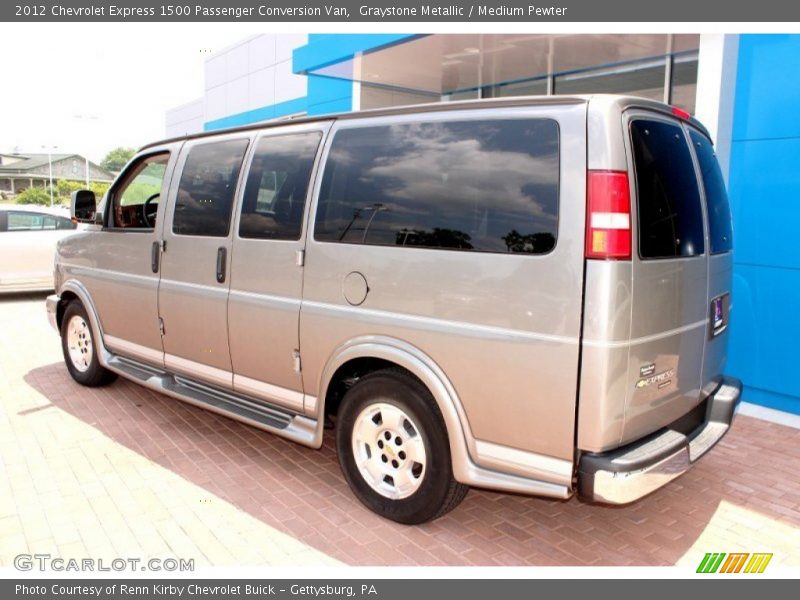 Graystone Metallic / Medium Pewter 2012 Chevrolet Express 1500 Passenger Conversion Van