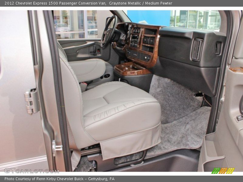 Graystone Metallic / Medium Pewter 2012 Chevrolet Express 1500 Passenger Conversion Van